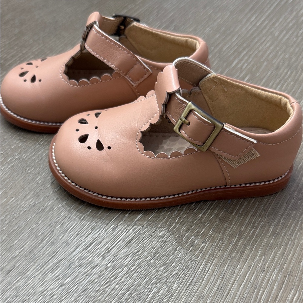 Felix & Flora Toddler School Shoes (Nude) - Picture 2 of 9